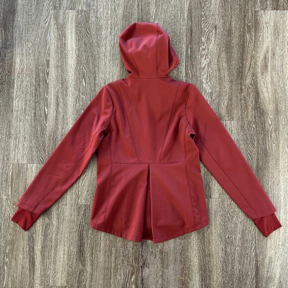 Mondetta Outdoor Project Adventure Dark Orchid Jacket Hooded Softshell S/P VGUC - Picture 5 of 13